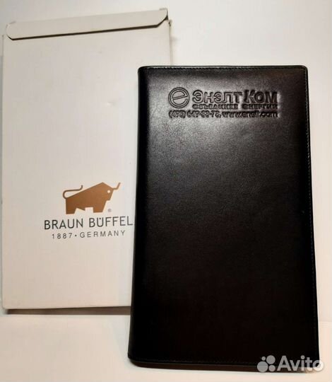 Визитница/картхолдер кожа брендированная энэлтком