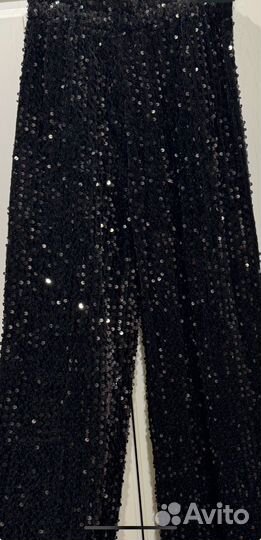 Брюки с пайетками