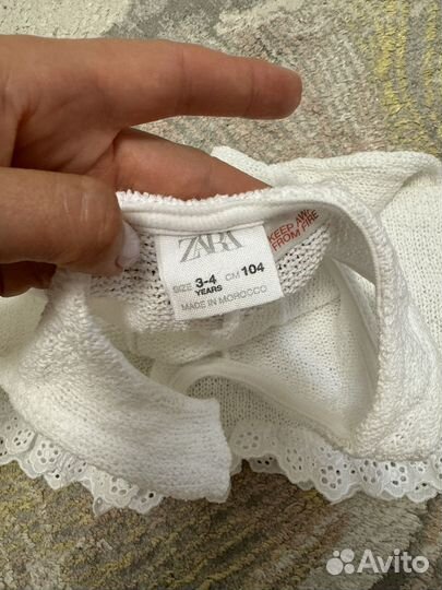 Комбинезон кроше Zara для девочки 3 - 4 года