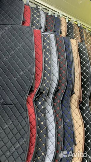 Чехлы на весь салон материал лен