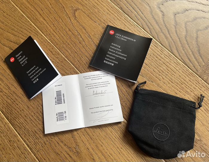 Широкоугольный объектив Leica 28mm f/5.6 Summaron