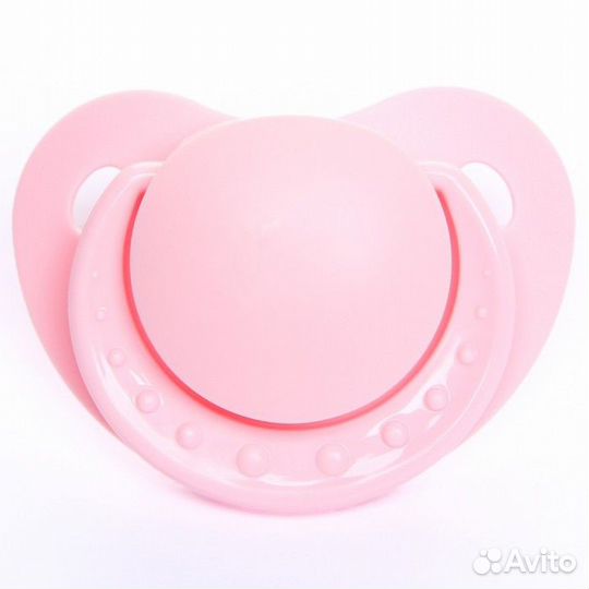 Пустышка ортодонтическая, силикон, от 0 - 3 мес