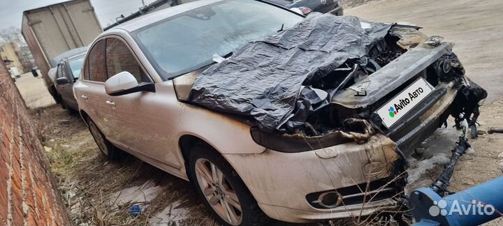 Volvo S80 2.5 AT, 2011, битый, 221 000 км