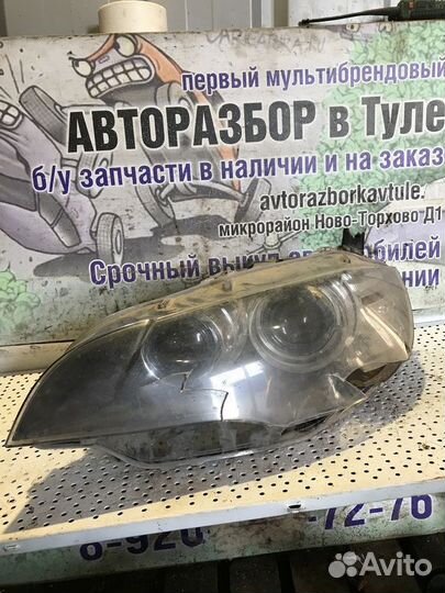 Фара левая BMW X6