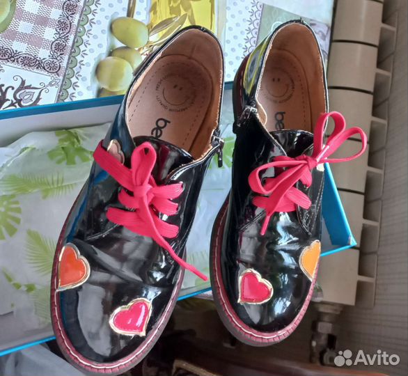 Ботинки детские лакированные