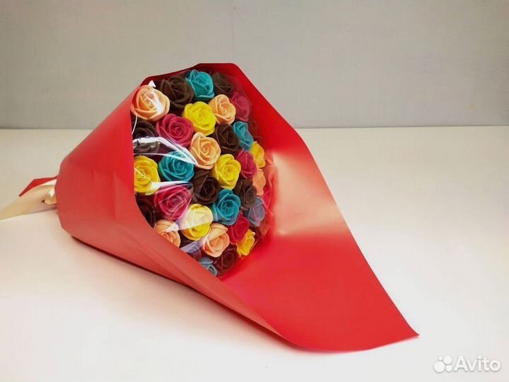 Шоколадные Розы - 37 шт в Букете