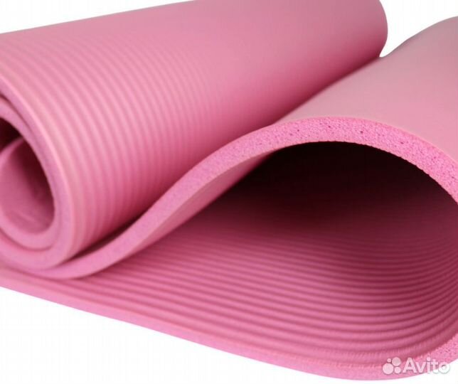 Коврик для йоги espado NBR 183*61*1.0 см, розовый