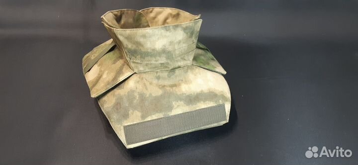 Защита шеи на бронежилет олива