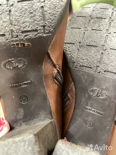 Сапоги женские натуральная кожа 37
