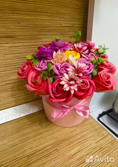 Букет цветов из мыла