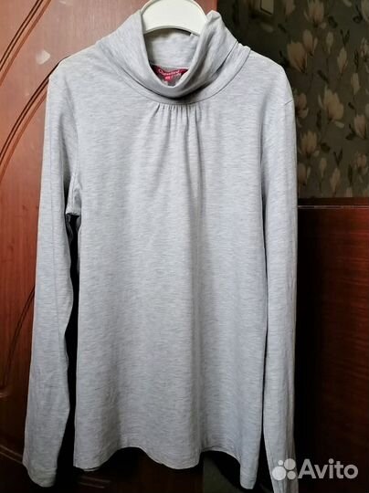 Блузка и водолазка школьная. Рост 158