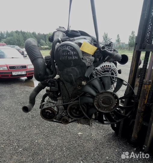 Двигатель Audi A6 C5/4B 2003 1.9 дизель AWX