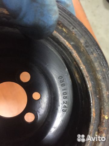 Шкив коленвала Фольксваген 1,9 2,0 дизель оригинал