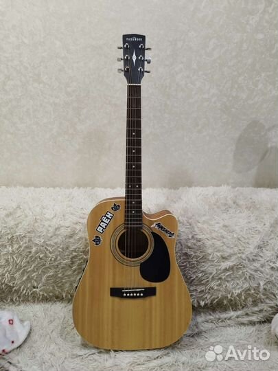 Электроакустическая гитара Parkwood w84fm op