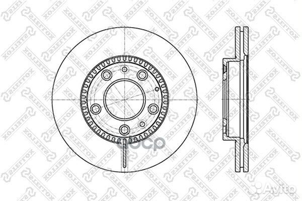 6020-3241V-SX диск тормозной передний Mazda 32
