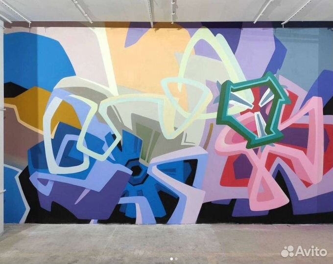 Роспись стен, художественное оформление, граффити