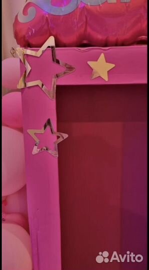 Коробка барби фотозона