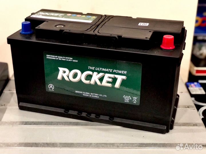 Аккумулятор Rocket EFB 95 Ач (обр.пол.)