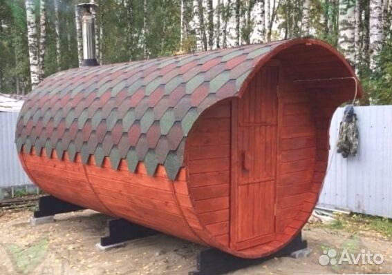 Баня бочка квадро с доставкой