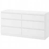 Комод IKEA белый бу