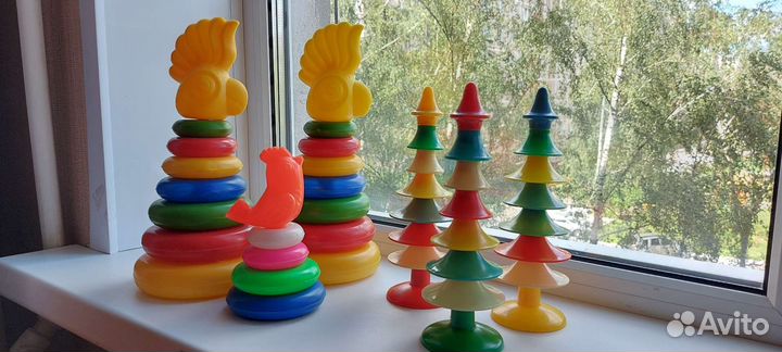 Пирамидка пластмассовая СССР