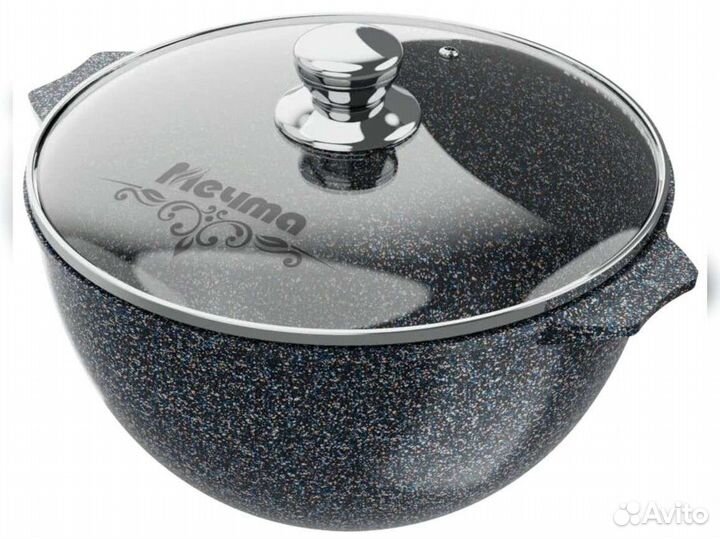 Казан 8л для плова Гранит star