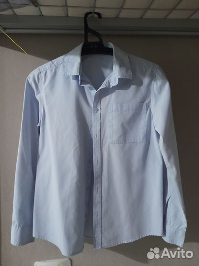 Рубашка школьная 140