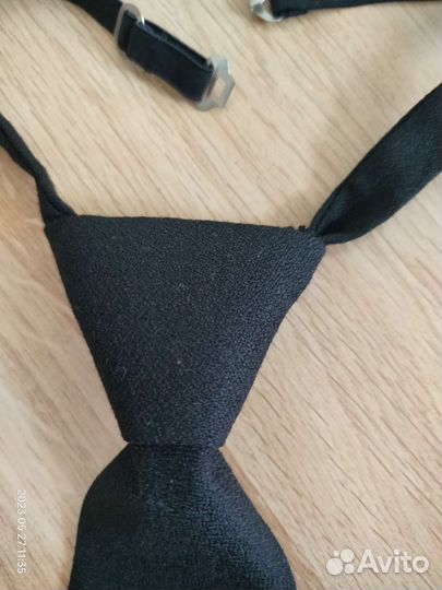 Галстук для военнослужащих черный