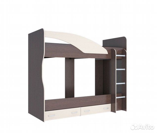 Двухэтажная кровать Мийа венге