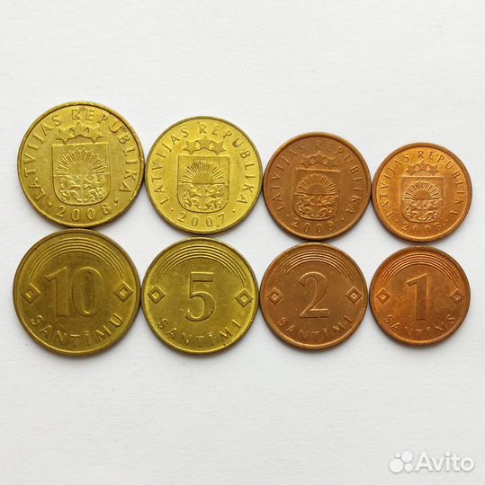 Латвия (набор монет)
