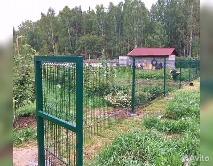 Забор из 3д сетки