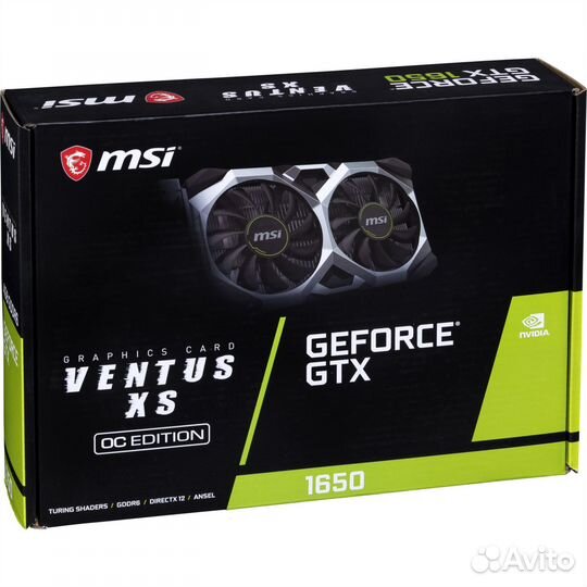 GeForce GTX 1650 D6 ventus XS OC 4GB