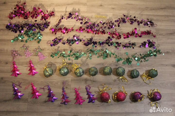 Новогодние украшения/шары/гирлянды/игрушки