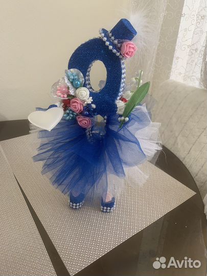Цифра 8 кукла на день рождения