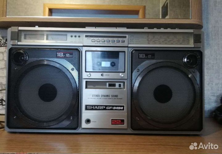 Магнитола Sharp 9494H Япония, Прекрасный звук