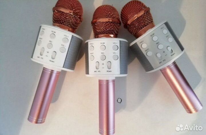 Караоке микрофон колонка новые