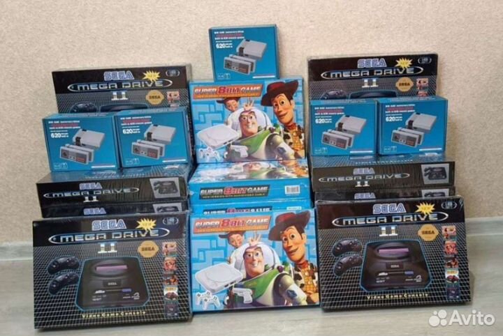 Игровая Приставка sega 16-bit dendy 8-bit