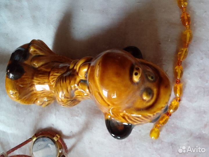 Обезьянка керамическая