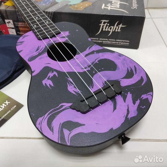 Укулеле flight сопрано новая с чехлом