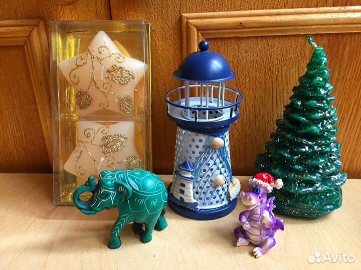 Предметы интерьера Фигурки Шкатулки Свечи