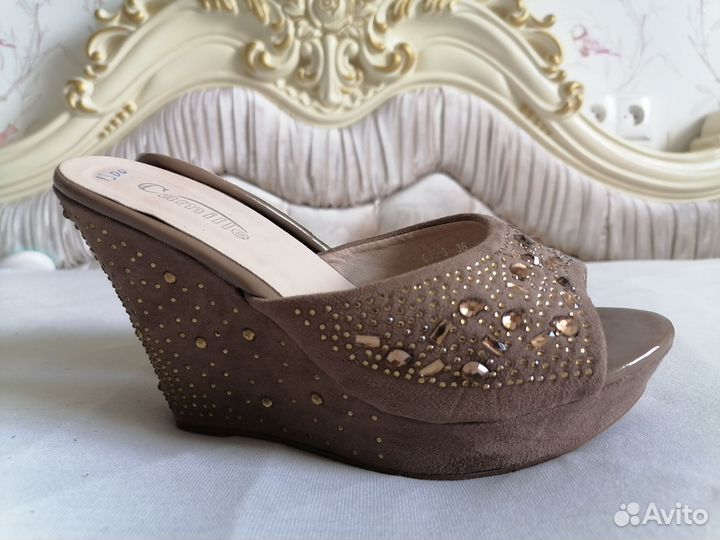 Новые Танкетки туфли женские