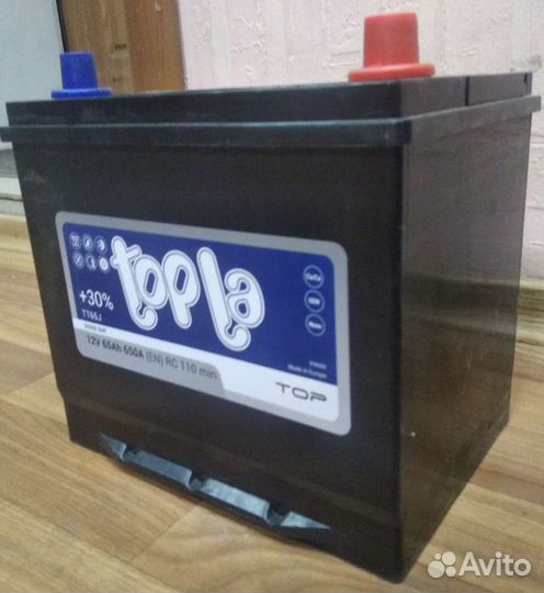 Акб 65 Ач Topla Asia