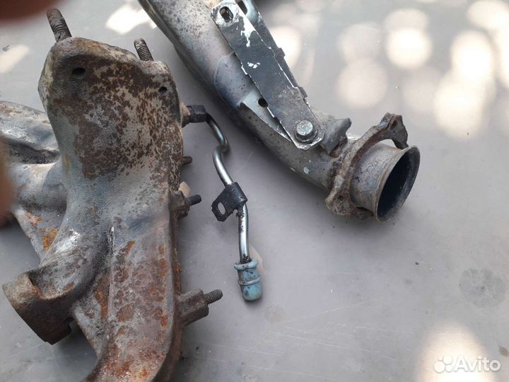 Коллектор выхлопной и труба