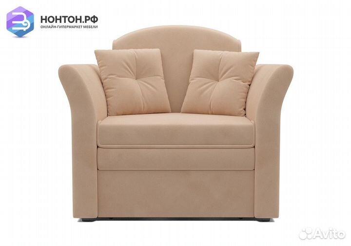Кресло выкатное Малютка 2 велюр бежевый