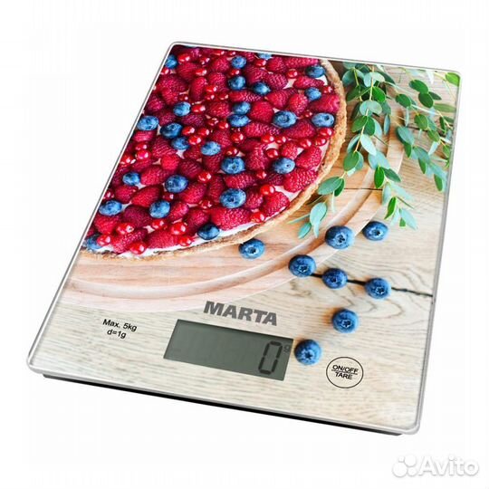 Весы с термометром marta ягодный пирог