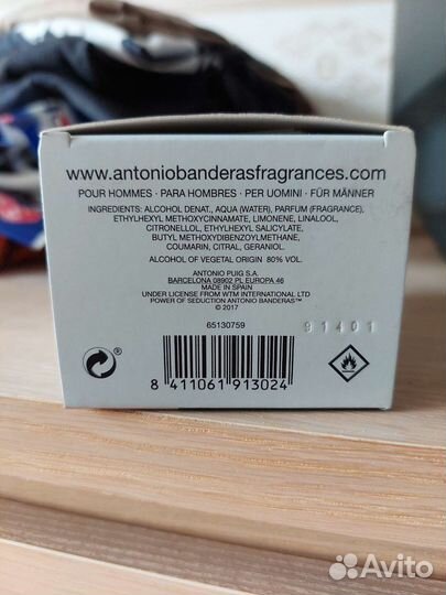 Мужская туалетная вода антонио бандерас