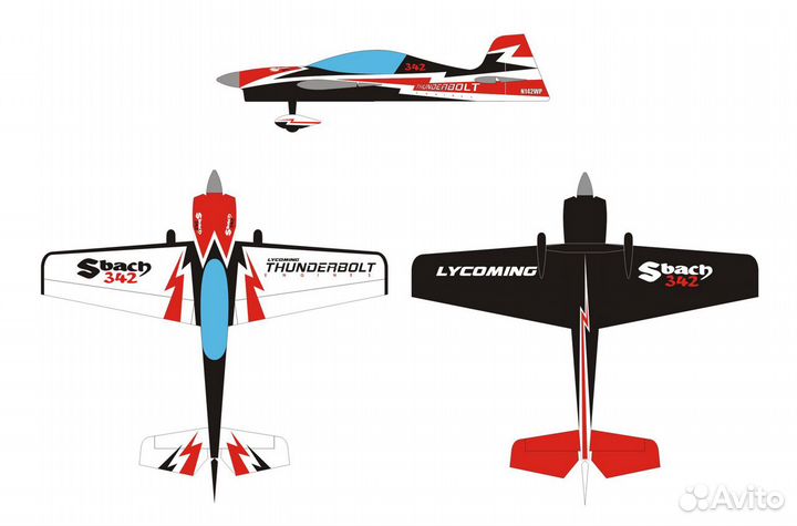 Авиамодель Sbach 342, набор для сборки