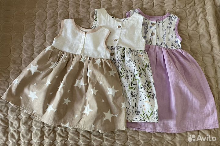 Платье для девочки 92