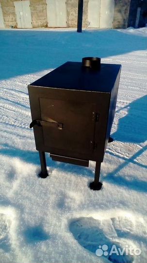 Печь камин на дровах