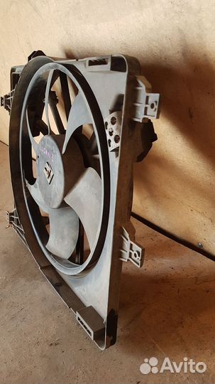 Вентилятор радиатора renault logan 1 K7M